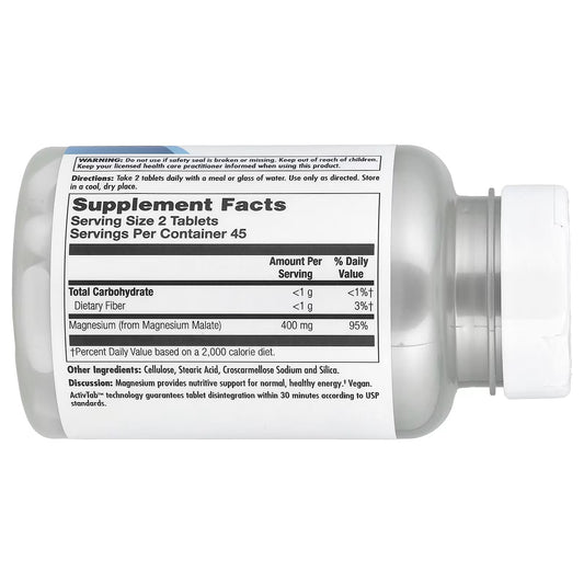 KAL, Malato de Magnésio 400, 90 Comprimidos