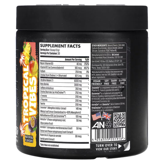 ABE, Ultimate Pre-Workout, Tropical Vibes, 390 g (13,75 oz)