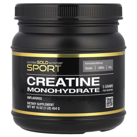 California Gold Nutrition, Creatine Monohydrate, 454g