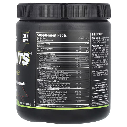 ALLMAX, Rapidcuts® Xtreme, Limão Magro e Limão Taiti, 235 g (8,29 oz)