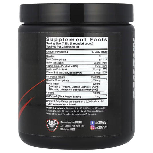 6AM Run, Sprint, Pré-treino, Ponche de Frutas, 217,5 g (7,67 oz)