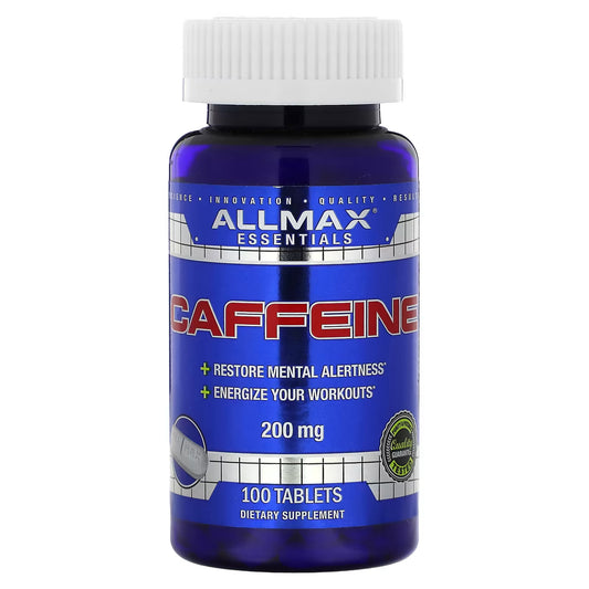 ALLMAX Nutrition, Cafeína, 200 mg, 100 comprimidos
