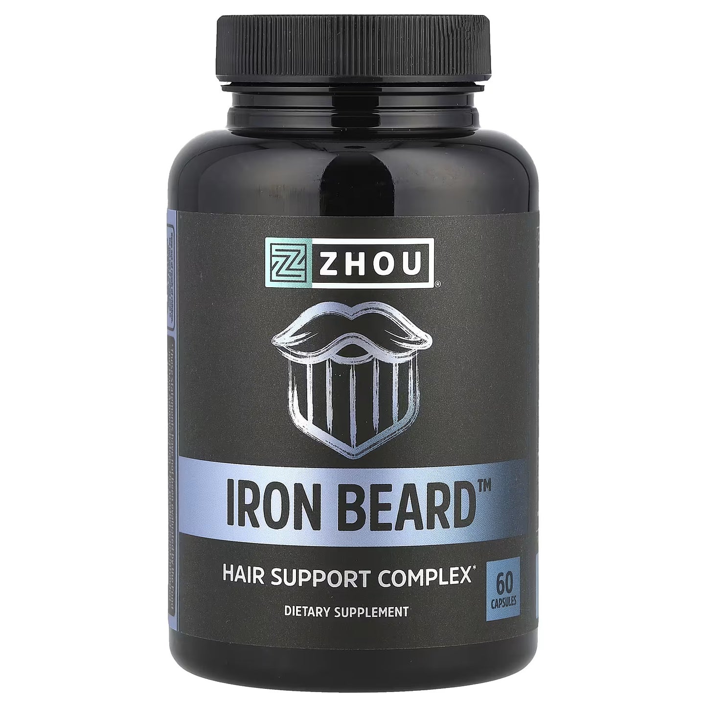 Zhou Nutrition, Iron Beard, 60 cápsulas