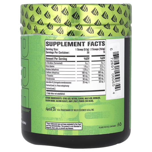 Jacked Factory, Nitro Surge, Pré-treino,Blueberry Limonade, 249 g (8,87 oz)