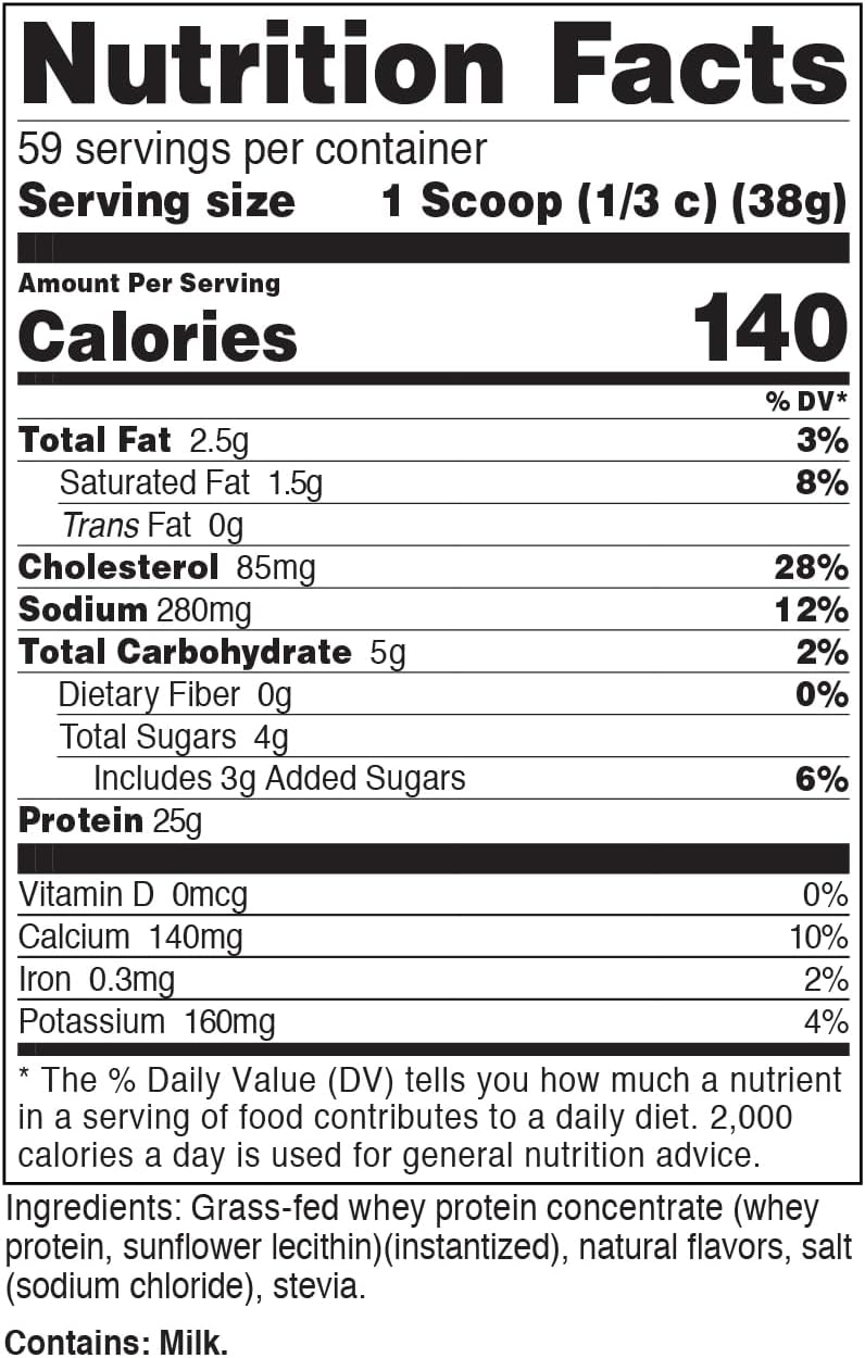 Whey Protein 5LB (2,27 kg) – Sabor Baunilha | Nutricost