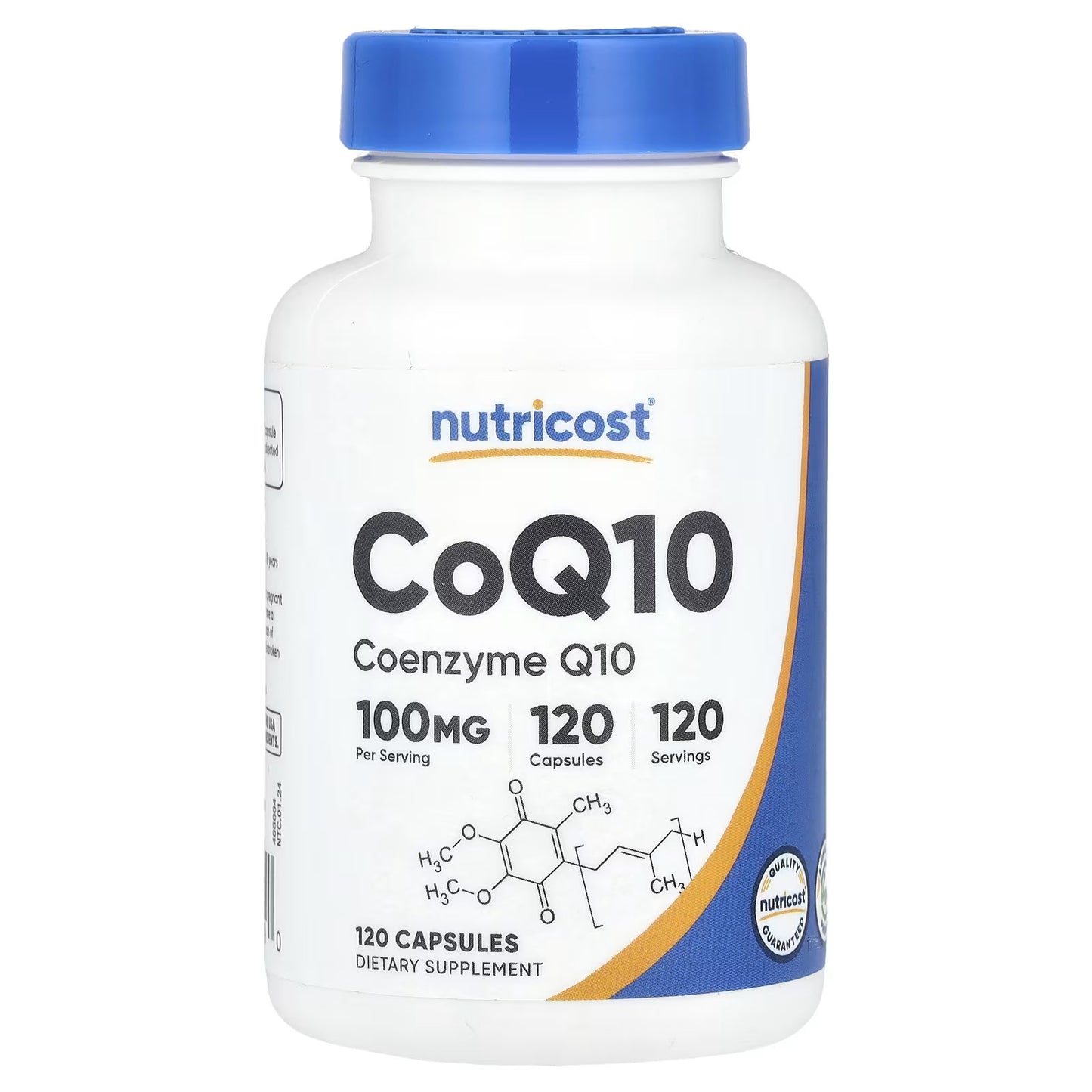 Nutricost, CoQ10, 100 mg, 120 Cápsulas