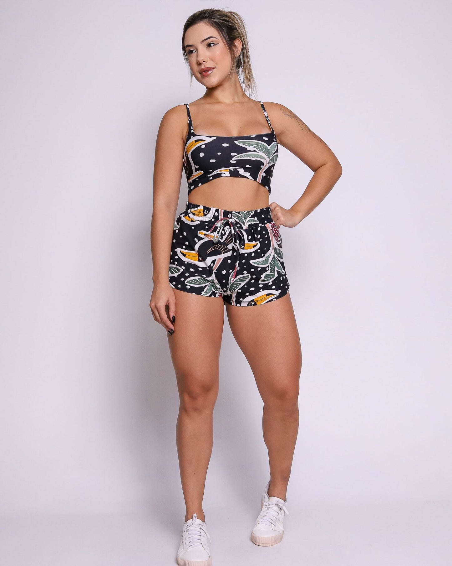 Conjunto Short Boxer Tucano Preto, Tamanho Único