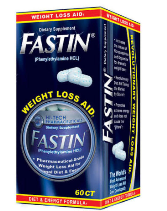 Hi-Tech Pharmaceuticals, inc., Fastin Rapid Fat Burner, 60 Comprimidos