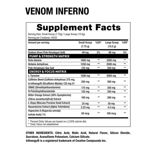 Dragon Pharma, Venom Inferno, 280g, Sabor Cotton Candy
