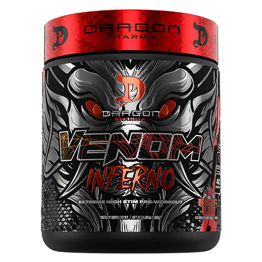 Dragon Pharma, Venom Inferno, 280g, Sabor Dragons Blood