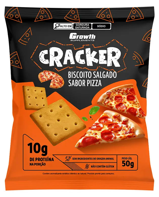 Growth Supplements, Cracker Biscoito Salgado, 50g