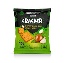 Growth Supplements, Cracker Biscoito Salgado, 50g