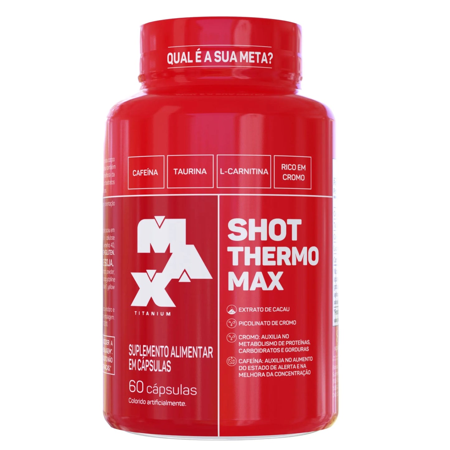 Max Titanium, Shot Thermo Max, 60 cápsulas