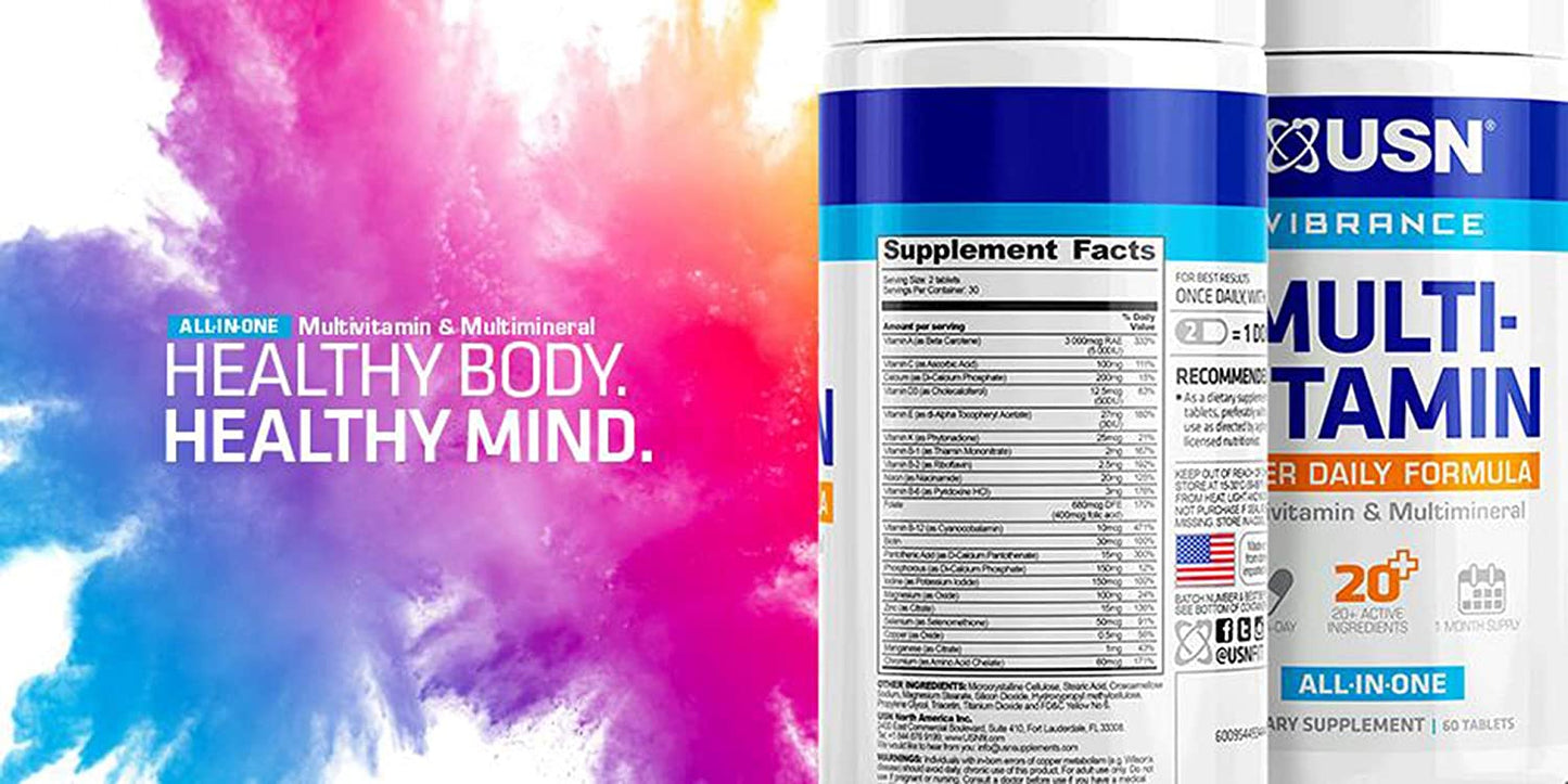 USN Multi - Vitamin Super Daily Formula 60 Tablets