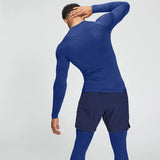 MP Men's Essentials Training Long Sleeve Baselayer INTENSE BLUE SIZE L.