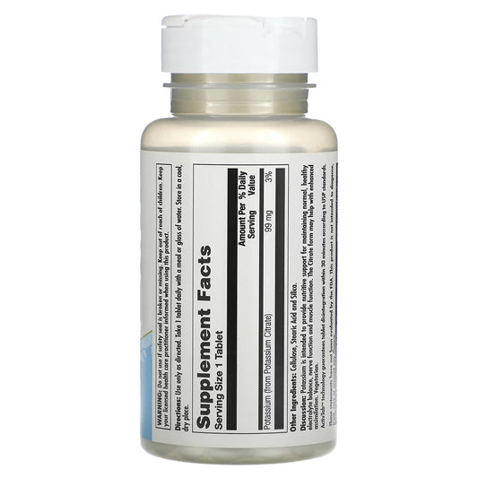 KAL, Potassium 99, 99 mg, 100 Comprimidos