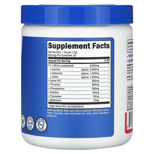Nutricost, EAA, Aminoácidos Essenciais, Ponche de Frutas, 330 g (11,6 oz)