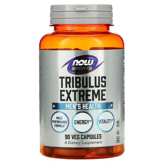 NOW Foods, Tribulus Extreme, Saúde Masculina, 90 Cápsulas Vegetais