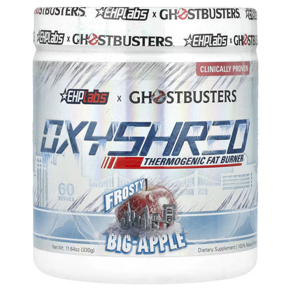 EHPlabs, Fantasmas, Oxyshred, Queimador de Gordura Termogênico, Maçã Gelada, 330 g (11,64 oz)