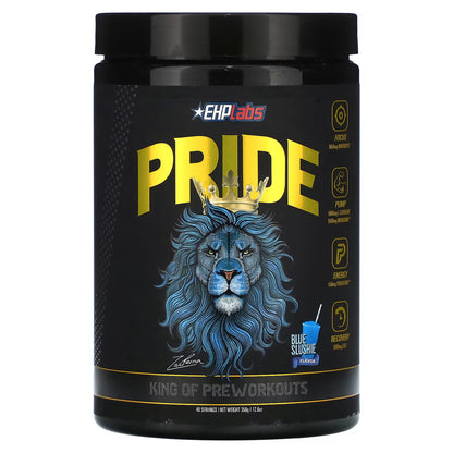 EHPlabs, Pride, Rei dos Pré-treinos, Slushie Azul, 358 g (12,6 oz)