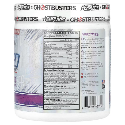 EHPlabs, Fantasmas, Oxyshred, Queimador de Gordura Termogênico, Ecto Freeze, 330 g (11,64 oz)