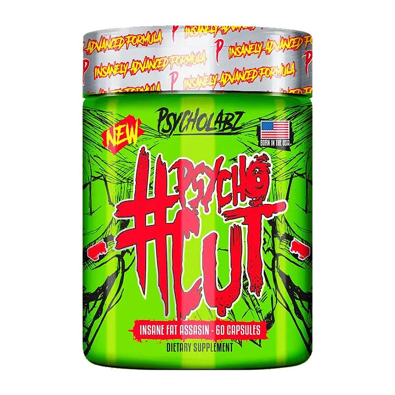 Psycholabz, #Psycho Cut Insane Fat Assasin, 60 cápsulas