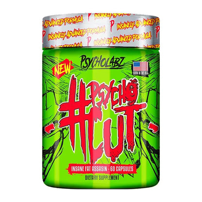 Psycholabz, #Psycho Cut Insane Fat Assasin, 60 cápsulas