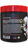 Insane Labz Psychotic, Pó Pré-Treino de Alto Estímulo, Energia Extrema e Duradoura, Foco e Resistência com Beta Alanina, Creatina Monohidratada e DMAE, 35 Porções (Grape)