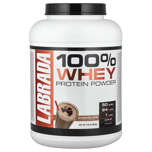 Labrada Nutrition, 100% Proteína Whey em Pó, Chocolate, 1.875 g (4,13 lbs)