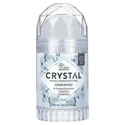 CRYSTAL, Desodorante Mineral em Bastão, Sem Perfume, 120 g (4,25 oz)