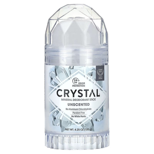 CRYSTAL, Desodorante Mineral em Bastão, Sem Perfume, 120 g (4,25 oz)