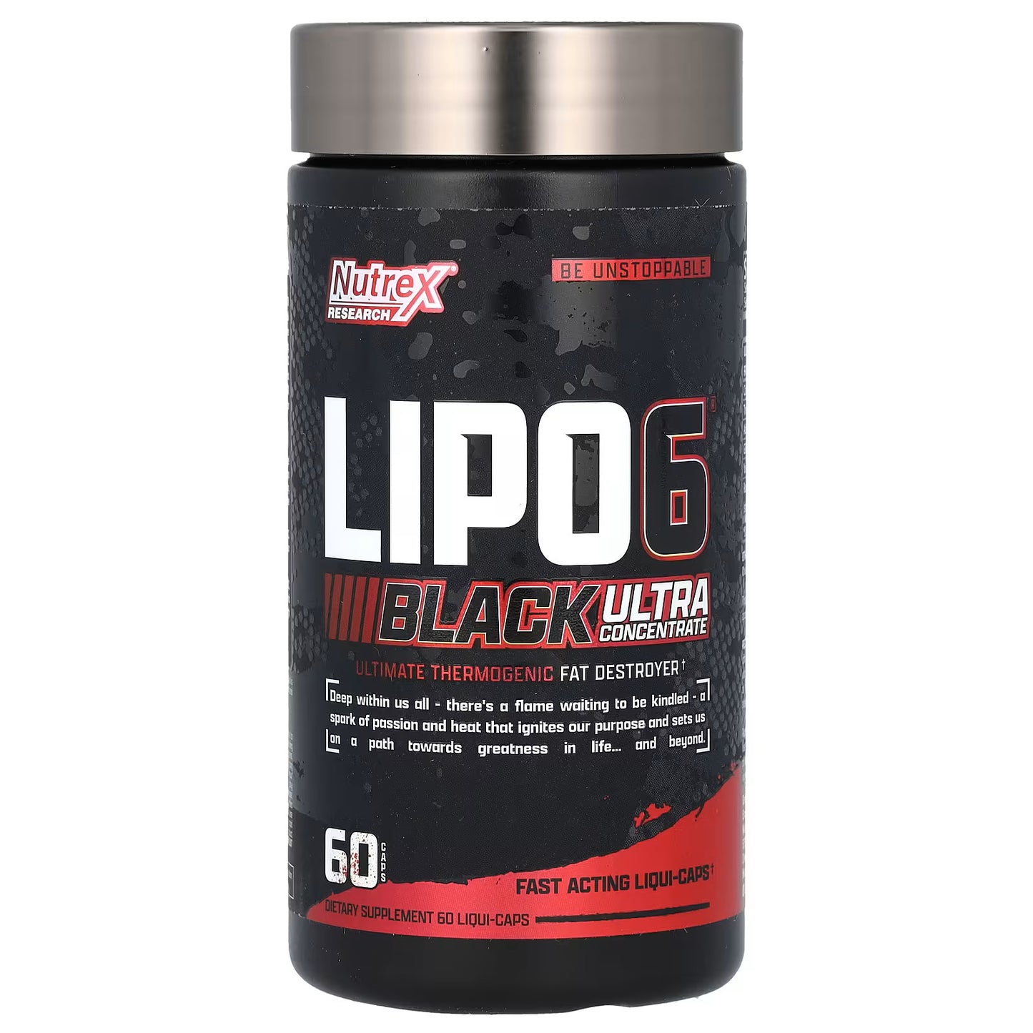 Nutrex Research, LIPO-6 Black, Ultraconcentrado, 60 Cápsulas Pretas