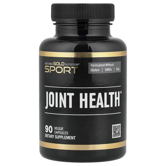 California Gold Nutrition, Sport, Saúde das Articulações com MSM, Cloridrato de Glicosamina, Sulfato de Condroitina, Cúrcuma e Bosvélia, 90 Cápsulas Vegetais