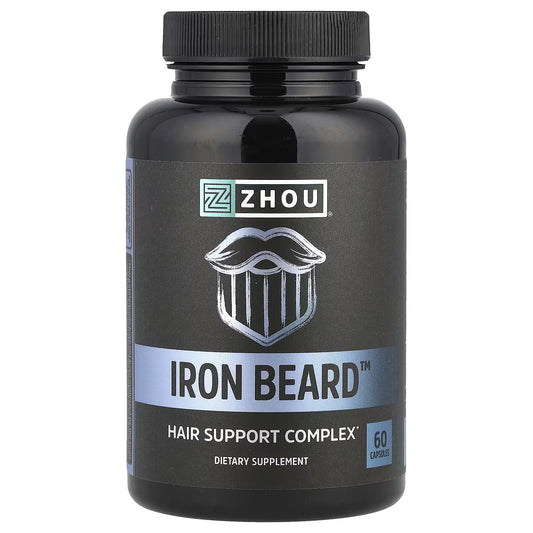Zhou Nutrition, Iron Beard, 60 cápsulas
