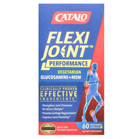 CATALO, FlexiJoint Performance, Glucosamina e MSM, 60 Cápsulas Vegetarianas