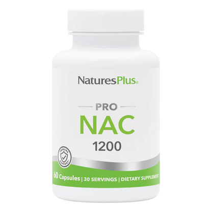 NAC 1200 mg Pro – N-Acetil L-Cisteína | 60 Cápsulas | Antioxidante Avançado
