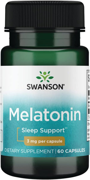 Swanson Melatonina 3 mg - 60 cápsulas