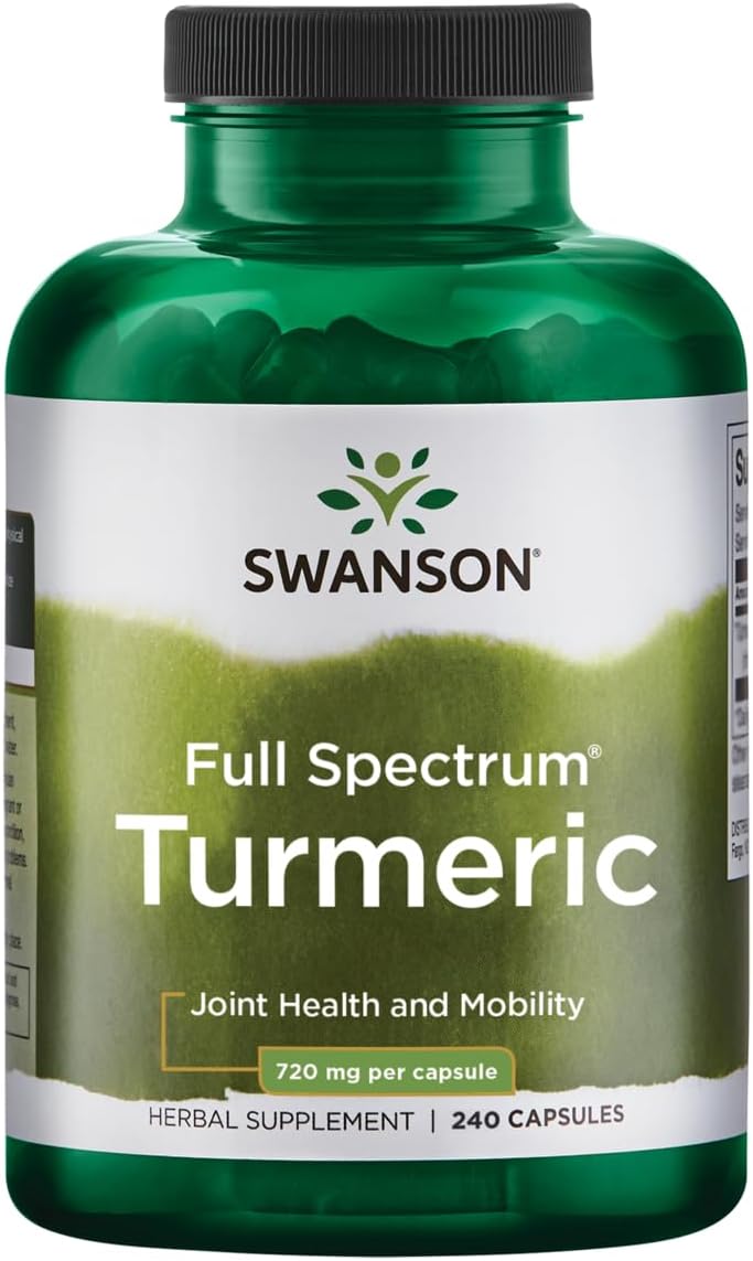 Swanson, Cúrcuma de Espectro Completo, 720 mg, 100 Cápsulas