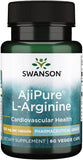 Swanson, AjiPure L-Arginina, 500 mg, 60 Cápsulas