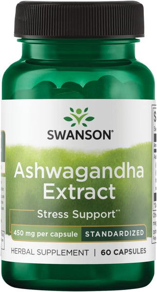 Swanson Ashwagandha Extract - 450 mg - 60 Capsules
