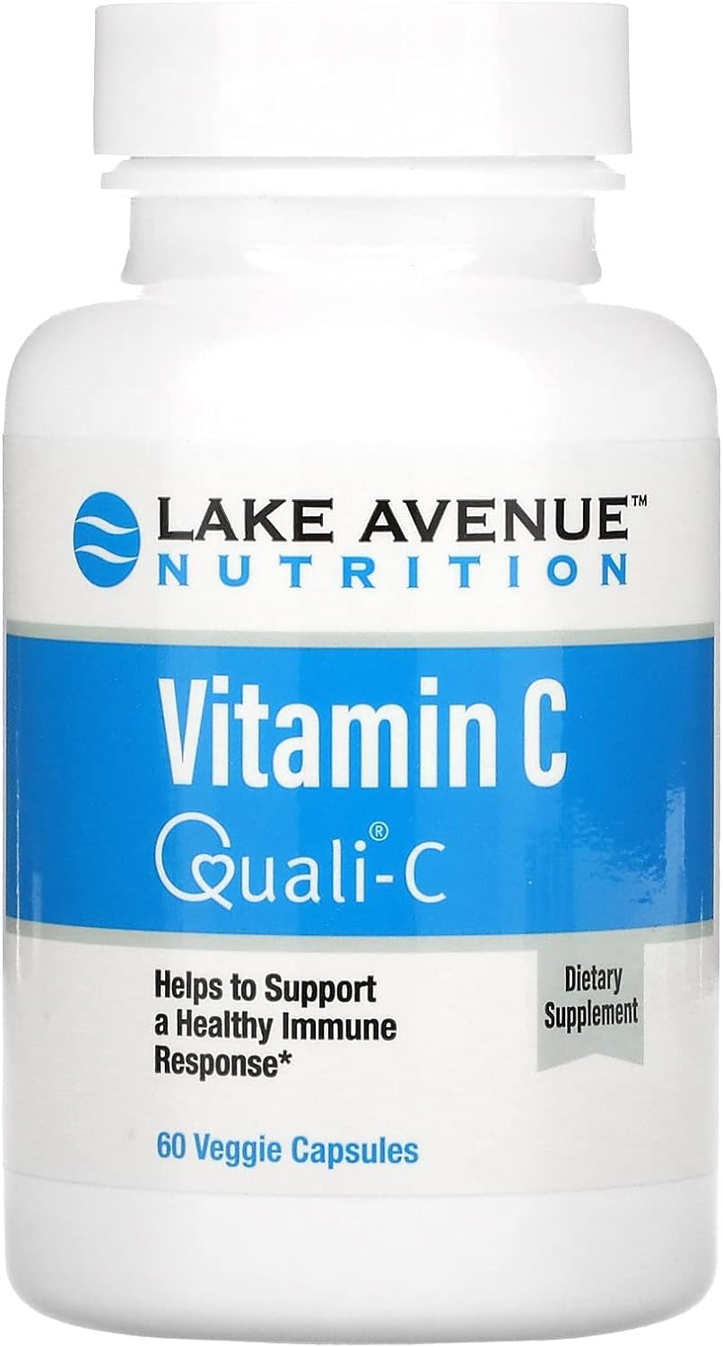 Lake Avenue Vitamina C, Quali-C, 1.000 mg, 60 Cápsulas