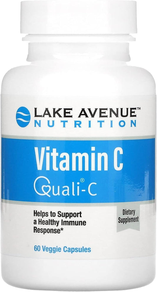 Lake Avenue Vitamina C, Quali-C, 1.000 mg, 60 Cápsulas
