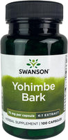 Swanson Yohimbe Bark 75 mg 100 Capsules