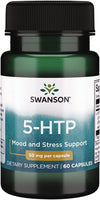 Swanson Premium Aminoácido 5-Htp - Força Extra - 50 Miligramas 60 Cápsulas