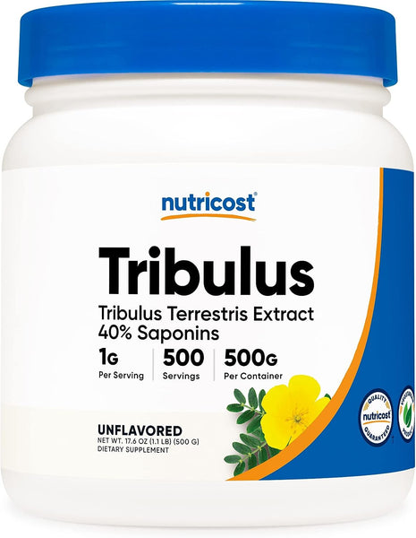 Nutricost, Tribulus, Unflavored, 17.6 oz (500 g) 500 doses 1g