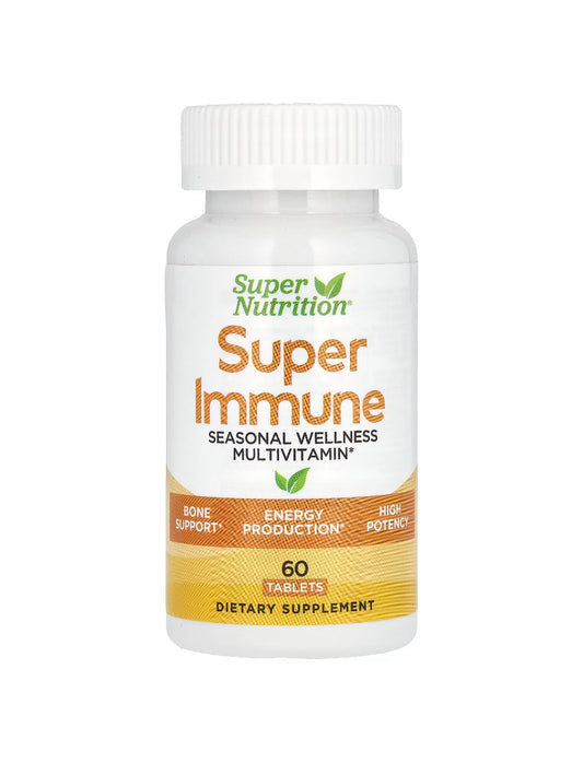 Super Immune, Immune-Strengthening Multivitamínico com Glutationa, 60 Tablets