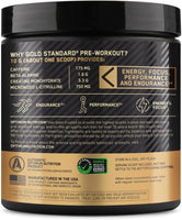 Optimum Nutrition, Pré-treino Gold Standard, Limonada de Mirtilo, 300 g (10,58 oz)