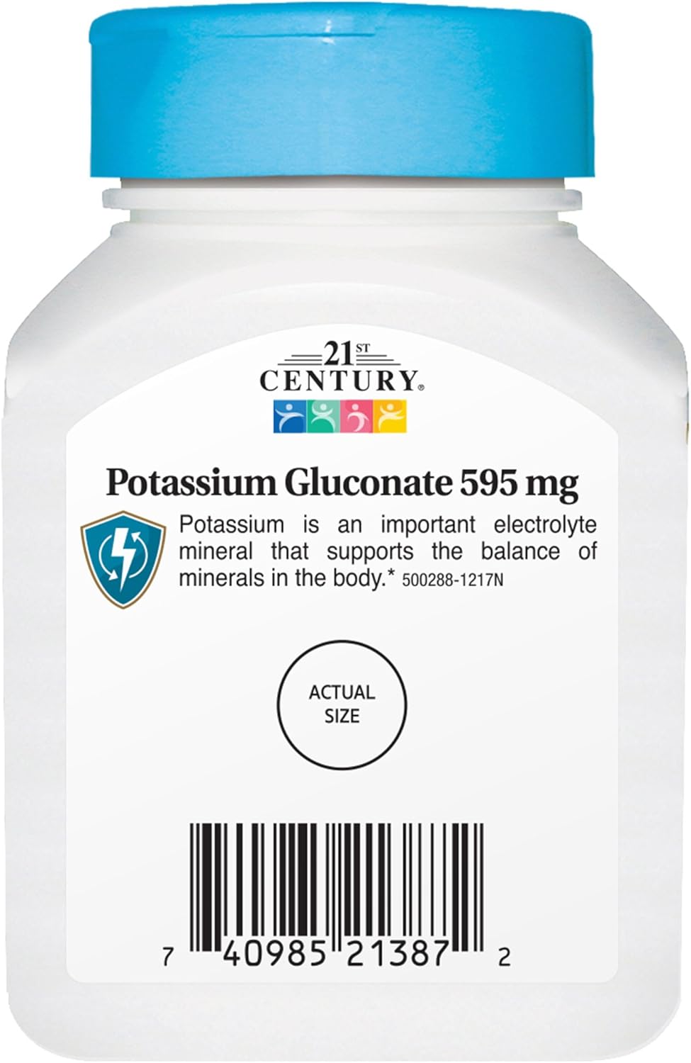 Potassium Gluconate 595 mg – 21st Century | 110 Tabletes