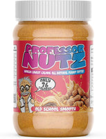 Professor Nutz Manteiga de Amendoim Orgânica - Baixa Caloria, Manteiga de Nozes, Manteiga de Amendoim Natural, Fibra Natural, Amendoim Saudável, Ótima Fonte de Proteína, 30 Vitaminas e Minerais Essenciais - 352g, Original