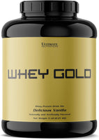 Ultimate Nutrition Whey Gold Protein Powder com 20 gramas de proteína e aminoácidos para máximo crescimento e recuperação muscular, 67 porções, chocolate